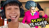 SINANGUTAN AKO NI MAM UNANG ARAW PALANG! | Scary Teacher 3D (Tagalog)