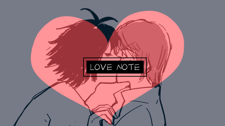 【L เดือน L/ลายมือ】Death Note x Love Note