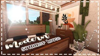 Minami Oroi Bloxburg Speedbuild and Tour - No Gamepass Modern Aesthetic Summer House - June 14 2021