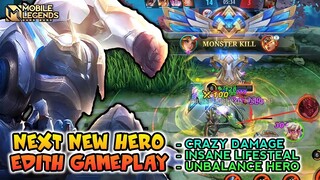 Edith Mobile Legends , Next New Hero Edith Gameplay - Mobile Legends Bang Bang