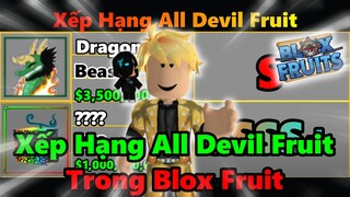 Roblox-Xếp Hạng All Devil Fruit Về Săn Bounty Trong Blox Fruit 17 (Part-2)