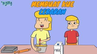 Membuat Kue Lebaran - Sipijung