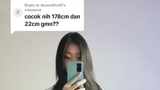 "Cocok nih 178cm dan 22cm gmn??" | Your Chindo Mommy