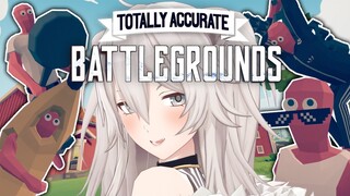 【TABG】射撃における物理法則を見極めていきたいよね（適当）-Totally Accurate Battlegrounds【獅白ぼたん/ホロライブ】