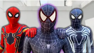 TEAM SPIDER-MAN vs BAD GUY TEAM || Are You VENOM ?? ( Live Action ) - Fun Heroes