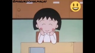 Maruko suka waktu belajar sendiri chibi maruko chan malay