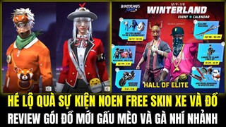 THẺ VÔ CỰC TRỞ LẠI VÀ QUÀ SỰ KIỆN NOEN FREE SKIN XE VÀ GÓI ĐỒ, REVIEW 2 GÓI ĐỒ MỚI GẤU MÈO VÀ GÀ CON