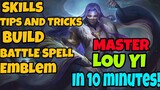 Master Luo Yi In 10 Minutes | Lou Yi Complete Guide || Mobile Legends Bang Bang