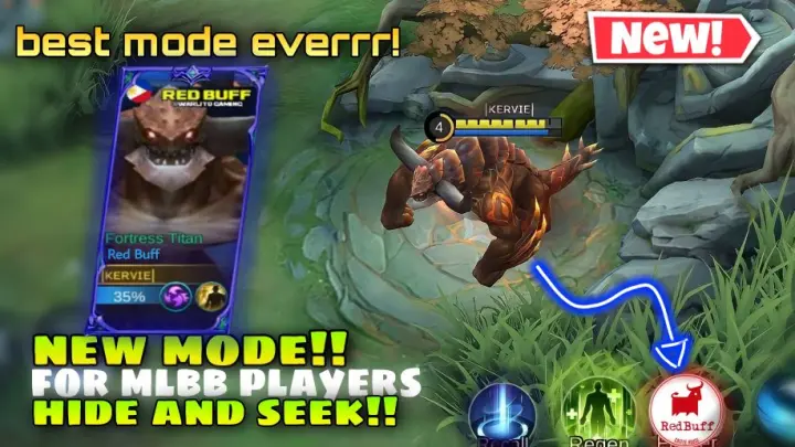 MLBB New Mode Hide and seek!! Play now!!
