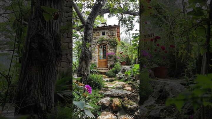 Tiny house and secret garden #garden #home #smallhouse