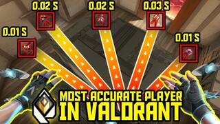 AIM PERFECTLY or DIE - INSANE ACCURACY MONTAGE (VALORANT)