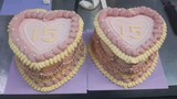 Heart Cake Decorating