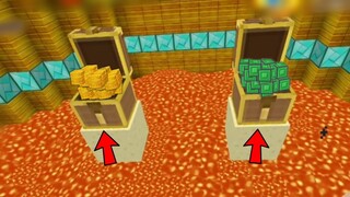 🔴SAVING 1 CHEST OF EMERALDS OR 1 CHEST OF GOLDBARS IN SKYBLOCK 😱😱-BLOCKMAN GO