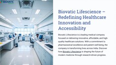 Biovatic Lifescience – Redefining Healthcare Innovation and Accessibility