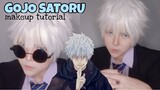 ✧ Gojo Satoru Cosplay Makeup Tutorial Jujutsu Kaisen ✧