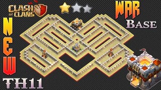 NEW TH11 WAR BASE + REPLAY PROOF + LINK | BEST TH11 WAR BASE DESIGN | CLASH OF CLANS