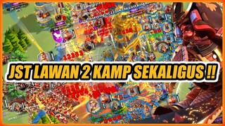 JST 1365 LAWAN 2 KAMP SEKALIGUS !! WAR KVK RISE OF KINGDOMS !!