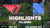 Highlight T1 vs DRX All Game LCK Mùa Xuân 2021 LCK Spring 2021  T1 vs Dragon X