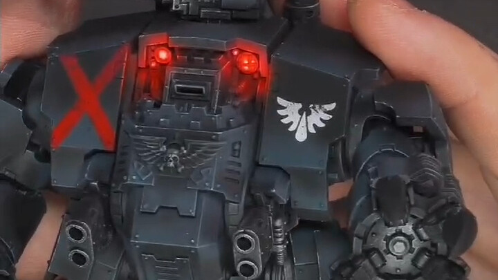 【elminiaturista】Klip lukisan Warhammer 40k DeathCompany Dreadnought Brutalis