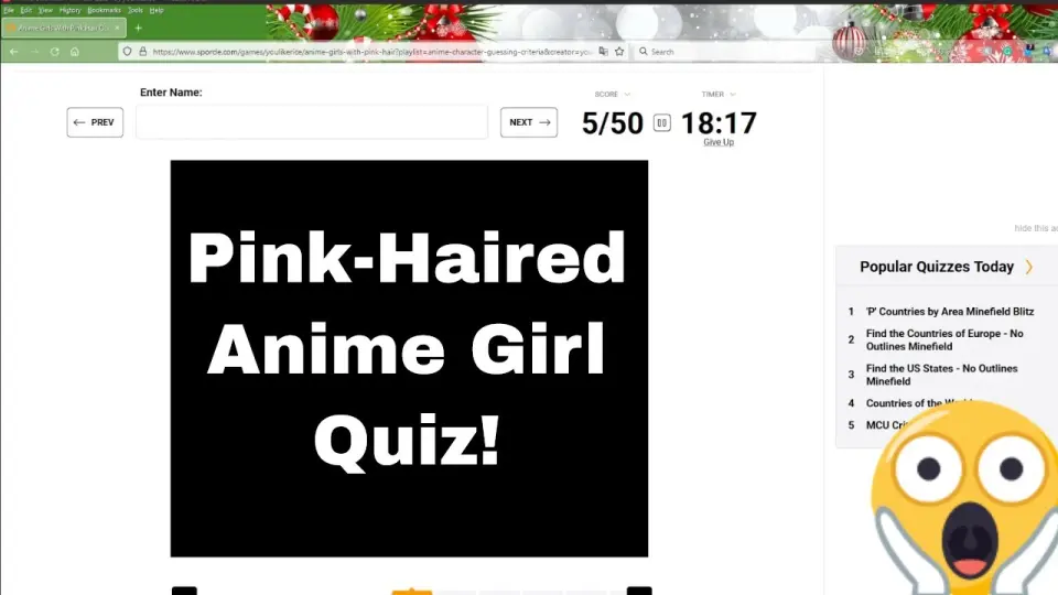 Pink-Haired Anime Girl Quiz!!! (Sporcle Quizzes) - Bilibili