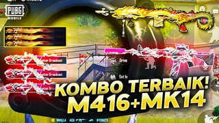 GA NYANGKA! SENJATA M416 DAN MK14 PALING BAGUS DI 2024! - PUBG MOBILE!