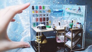 [Proses pembuatan] Ruang belajar mini dengan kotak buta