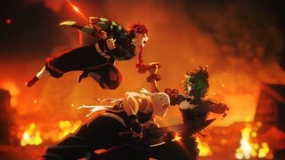 ดาบพิฆาตอสูร ภาค2 ทันจิโร่ และ อุซุย vs กิวทาโร่ Kimetsu no Yaiba Season 2