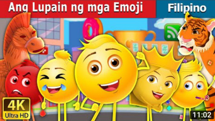 Kwentong Pambata (Ang Lupain ng mga Emoji) 😂😋🤓😫🤑😠
