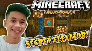 SECRET UNDERGROUND BASE! | Minecraft Gameplay Part 11 - #TAGALOG