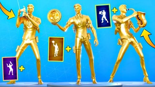 FORTNITE DANCES LOOKS BETTER WITH GOLD MIDAS SKIN! (Chapter 2 - Season 2)