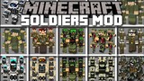 Minecraft SOLDIERS MOD / FIGHTING AGAINST MARK THE NOOB WITH SOLDIER BATTLES!! Minecraft