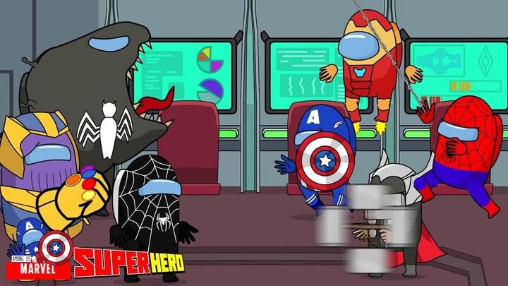 Avenger Attacked Thanos  - Among Us Marvel - Among Us Superhero