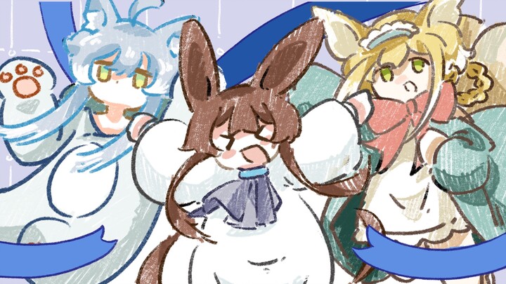 "Arknights" 2024 "Pajama Party" PV โปรโมทคอสตูม (ปลอม.