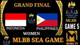 GRAND FINAL MLBB SEA GAMES LADIES || INDONESIA VS PHILIPPINES || GAME 5 || DAY 2 #mobilelegends