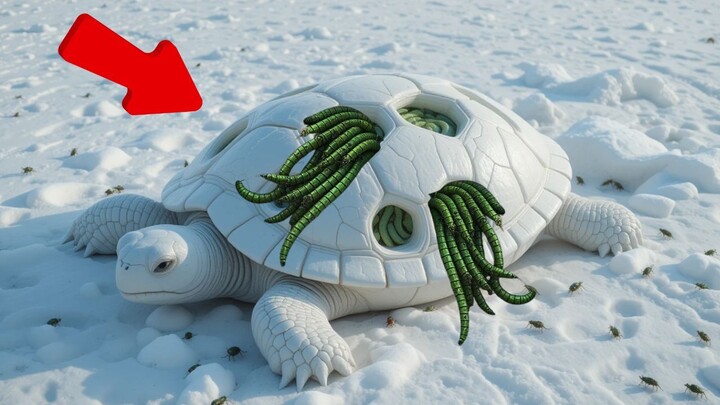 barnacles removal turtle