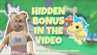 TRADING MY GOLDEN PET IN ADOPT ME + HIDDEN BONUS (watch the whole video.)