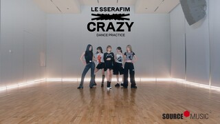 LE SSERAFIM 'CRAZY' Dance Practice (Fix ver.)