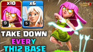 SUPER ARCHER SMASH TH12 TAKE DOWN ANY BASE - BEST TH12 Attack Strategy PAR T#1