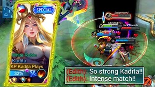 KADITA THE MOST INTENSE MATCH IN RANK GAME!! 💯 | (MUST WATCH!) | MLBB