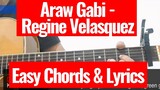 Araw Gabi - Regine Velasquez Acoustic Karaoke (Chords and Lyrics) Cover
