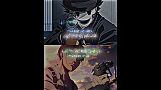 Levi Ackerman vs Sniper Mask || who is stronger || #anime #animeedit #aotedit #shorts #short #viral