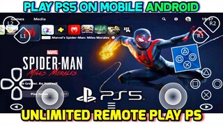 MAIN SPIDER-MAN MILES MORALES PS5 DI HP ANDROID UNLIMITED REMOTE PLAY PS4/PS5