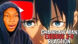 This was SURPRISING! OG Anime Fan reacts to Chainsaw Man Endings 3-8! Chainsaw Man Reaction