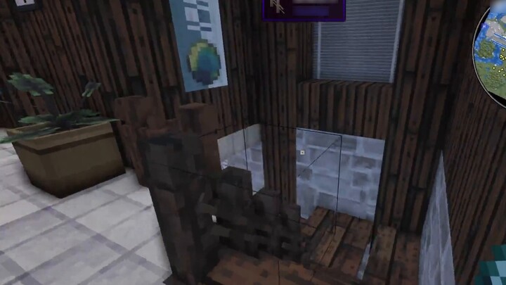 Minecraft -MC 1.16.5 Block town Yuushya mod builds a small attic