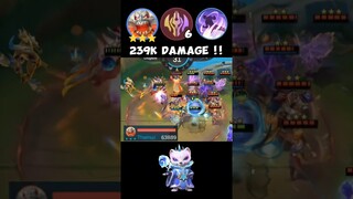 CRAZY DAMAGE IMMORTAL THAMUZ + YUKI SKILL 3‼️ #mobilelegends #bestsynerg #magicchess