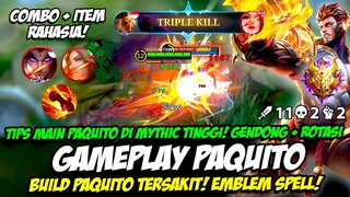 CARA MAIN PAQUITO MYTHIC TINGGI❗ BUILD PAQUITO TERSAKIT 2023❗GAMEPLAY PAQUITO EXP LANE❗COMBO PAQUITO