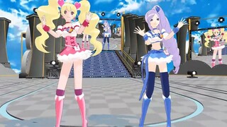 【mmdプリキュア】キュアベリー＆キュアピーチでビバハピ