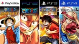 ONE PIECE PlayStation Evolution PS1 - PS4