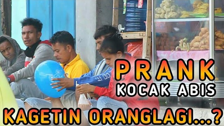 PRANK!! LEDAKIN BALON | YUSRIL ZIGIT NGABALIN-PRANK INDONESIA