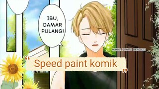 Speed paint satu halaman komik strip!